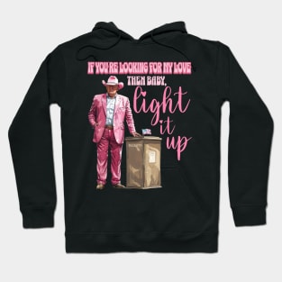 Then Baby Light It Up Western Donald, Trump 2024 Hoodie